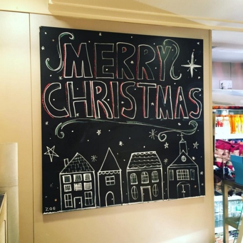 Dunns Bakery on Instagram- -The festive blackboard is in! Only 43 days to go! -------- #crouchend #christmas2015-.clipular